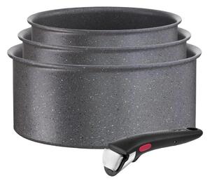 Tefal - Sada nádobí 4 ks INGENIO BLACK STONE