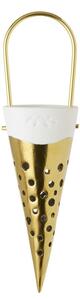Vánoční ozdoba Nobili Cone Gold - 15,5 cm Kähler