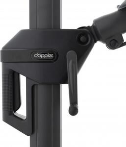 Doppler ACTIVE 310 x 210 cm - moderní slunečník s boční nohou : Desén látky - 833