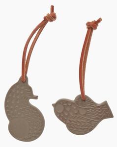Keramické ozdoby Fox and Bird - set 2 ks Marimekko
