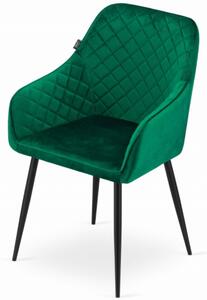 Sametová židle Budapest zelená