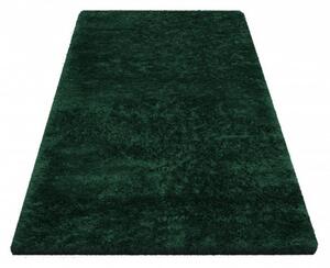 Kusový koberec Shaggy Merinos zelený 80x150cm