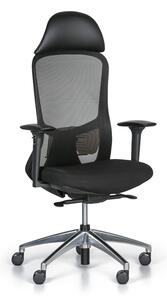 Kancelářská židle SEAT, modrá/černá