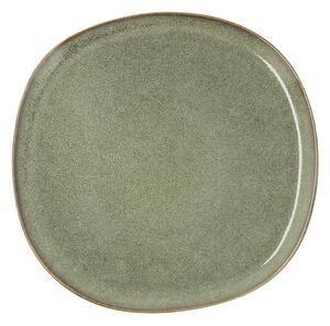 Plochá Mísa Bidasoa Ikonic Zelená Keramický 20,2 x 19,7 cm (6 kusů) (Pack 6x)
