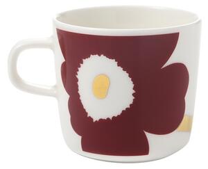 Hrnek Juhla Unikko Wine Red 2 dl Marimekko