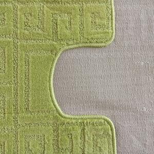Sada koupelnových koberečků Montana Ethnic Phosphoric green