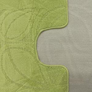 Sada koupelnových koberečků Montana Flora Phosphonic Green
