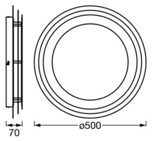 Ledvance - LED Stropní svítidlo ORBIS SPIRAL LED/38W/230V