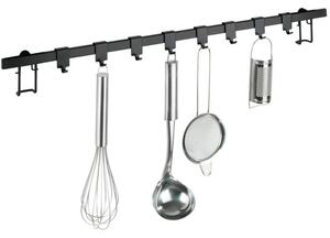 Kuchyňská závěsná tyč s 8 háčky, 60cm, WENKO