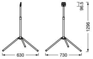 Ledvance - LED Reflektor s držákem WORKLIGHT TRIPOD LED/10W/230V IP65