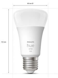 SADA 2x LED Stmívatelná žárovka Philips Hue WHITE E27/9,5W/230V 2700K