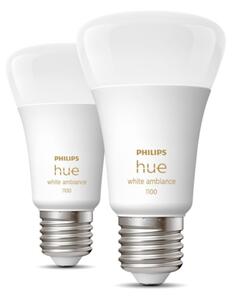 SADA 2xLED Stmívatelná žárovka Philips Hue WHITE AMBIANCE E27/8W/230V 2200-6500K
