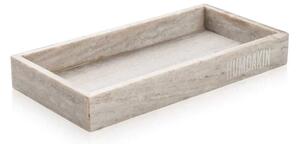 Mramorový podnos Marble Tray Brown 30x15 cm Humdakin
