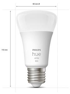 SADA 4x LED Stmívatelná žárovka Philips Hue WHITE A60 E27/9W/230V 2700K