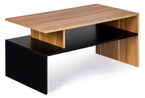 MODERNHOME Konferenční stolek SWISS hnědý/černý