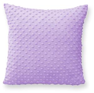 GADEO dekorační polštář Minky dot, fialová Velikost: 30x30 cm