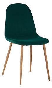 Jídelní židle Angelique (smaragdová + buk). Vlastní profesionální přeprava až k Vám domů 1028870