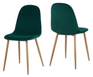 Jídelní židle Angelique (smaragdová + buk). 1028870