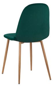 Jídelní židle Angelique (smaragdová + buk). 1028870