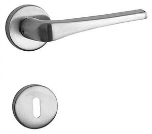 Dveřní kování Lienbacher Vermont-R (nerez mat), klika-klika, WC klíč