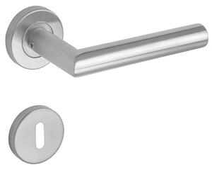 Objektové kování Lienbacher Metro KL3 (nerez mat), klika-klika, WC klíč, Lienbacher nerez mat