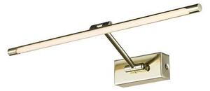 Azzardo AZ2650 LED nástěnné svítidlo nad zrcadlo Davinci 48 1x8W | 530lm | 3000K | IP20 - zlatá