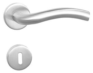 Dveřní kování Lienbacher Talon (nerez mat), klika-klika, Otvor pro obyčejný klíč BB, Lienbacher nerez mat