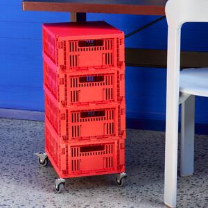 HAY Úložný box Colour Crate M, Red