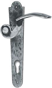 Dveřní kování Lienbacher Tilly 310/303 (stříbrnočerná), klika-klika, Otvor pro obyčejný klíč BB, Lienbacher kované, 72 mm