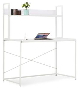 PC stůl bílý 120 x 60 x 138 cm