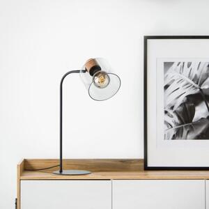 Brilliant 94707/93 Stolní lampa WEALD kouřové sklo