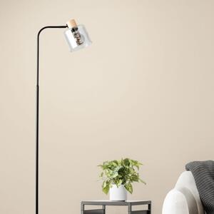 Brilliant 94708/93 Stojací lampa WEALD kouřové sklo