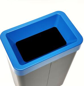 Odpadkový koš na tříděný odpad Caimi Brevetti Maxi N,70 L, modrý, papír