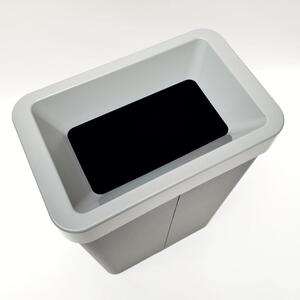 Odpadkový koš na tříděný odpad Caimi Brevetti Maxi N,70 L, šedý směs