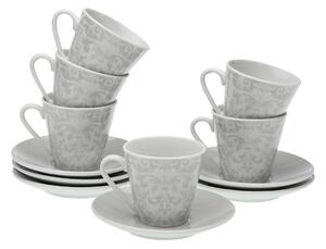 Set 6 Hrnků na Kávu Versa Damasco Porcelán