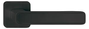 Dveřní kování TWIN INNER P 660 HR (CM), klika/klika, hranatá rozeta, Hranatá rozeta s otvorem pro obyčejný klíč BB, Twin CM (černý mat)