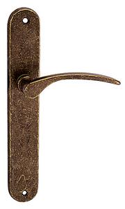 Dveřní kování MP Laura (OBA), klika-klika, WC klíč, MP OBA (antik bronz), 72 mm