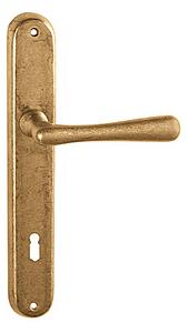 Dveřní kování TWIN ELEGANT BA 1220 (SM), klika-klika, WC klíč, Twin SM (staromosaz), 90 mm
