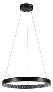 LED Lustr na lanku LED/19W/230V 4000K černá