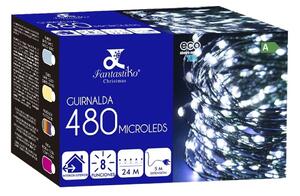 BigBuy Christmas Světelná páska LED Bílý 12 W