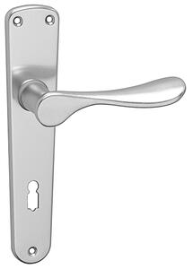 VÝPRODEJ Dveřní kování MP Klasik (F9), klika-klika, WC klíč, MP F9 (hliník nerez)