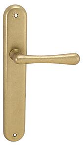 Dveřní kování MP Elegant (NAT), klika-klika, Otvor pro obyčejný klíč BB, MP NAT (mosaz natural), 72 mm