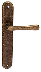 Dveřní kování MP Elegant (OBA), klika-klika, Otvor na cylindrickou vložku PZ, MP OBA (antik bronz), 72 mm