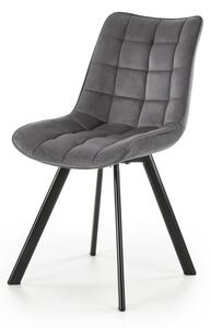 Jídelní židle F332, tmavě šedá