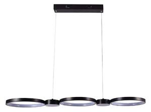 LED Lustr na lanku LED/38W/230V 4000K černá