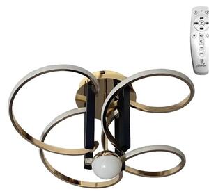LED Stmívatelný přisazený lustr LED/80W/230V 3000-6500K + dálkové ovládání