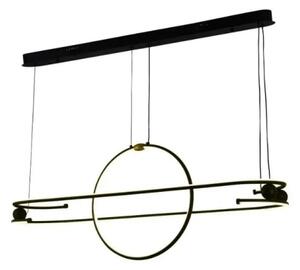 LED Stmívatelný lustr na lanku LED/95W/230V 3000-6500K + dálkové ovládání