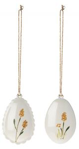 Velikonoční ozdoba Easter Egg Yellow - set 2 ks Maileg