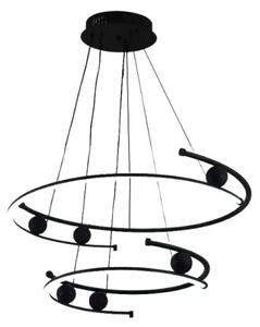 LED Stmívatelný lustr na lanku LED/80W/230V 3000-6500K + dálkové ovládání