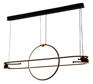LED Stmívatelný lustr na lanku LED/95W/230V 3000-6500K + dálkové ovládání